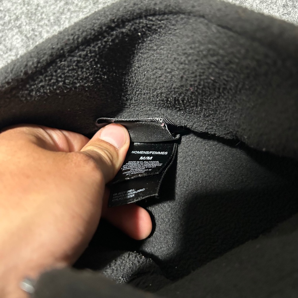 The North Face Black Full Zip Fleece Jacket Gorpcore Retro Women's Size Medium - Picture 2 of 6